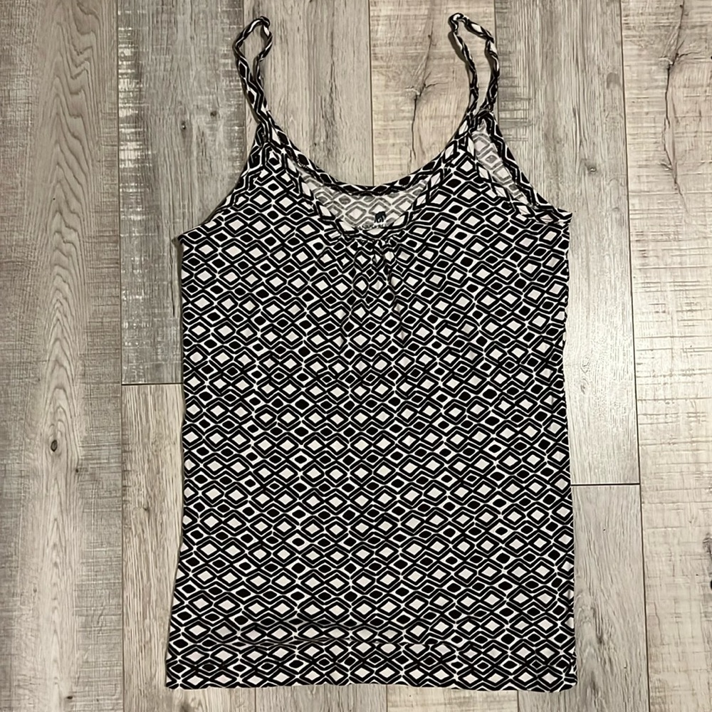 Banana Republic Diamond Pattern Spaghetti Strap Top